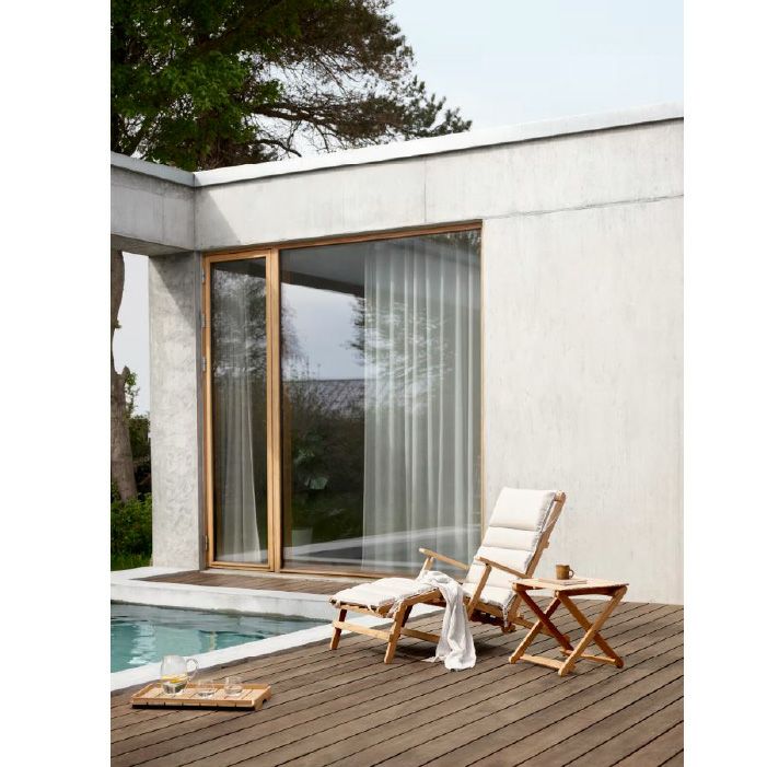 CARL HANSEN & SON(カールハンセン&サン)/BM5868(BMアウトドア デッキチェア シリーズ)/サイドテーブル/チーク材/無塗装 【納期】約3~4週間(メーカー欠品時を除く)