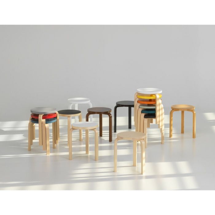Artek/STOOL 60/スツール60/バーチ材/ブラックラッカー仕上げ 【納期】約3~4週間(メーカー欠品時を除く)