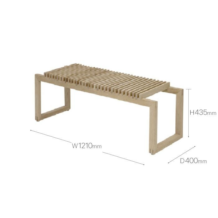 SKAGERAK(スカゲラック)/Cutter Bench(カッター ベンチ)/オーク材/【ディスプレイリフレッシュキャンペーン】 【納期】ご注文後確認