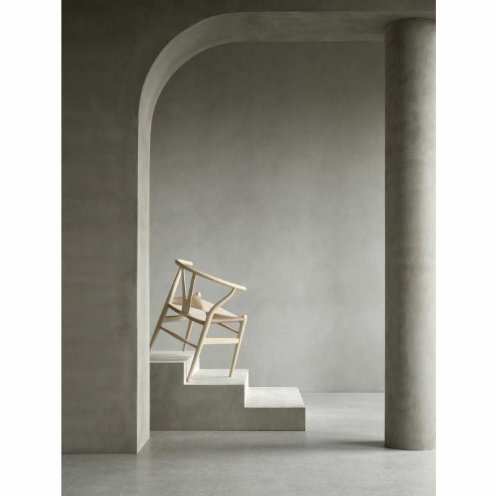 【カールハンセン別注Kvadratクッションプレゼント】CARL HANSEN & SON(カールハンセン&サン)/CH24/Yチェア(ワイチェア)/ビーチ材/ソープ仕上げ/ナチュラルペーパーコード/SH43 傷防止フェルト付
