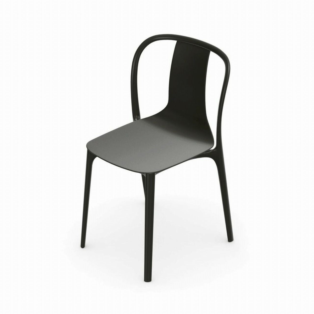 Vitra(ヴィトラ)/Belleville Chair(ベルヴィル チェア プラスチックシェル)/plastic shell/deep black(ディープブラック)【納期】約3~4週間(メーカー欠品時を除く)