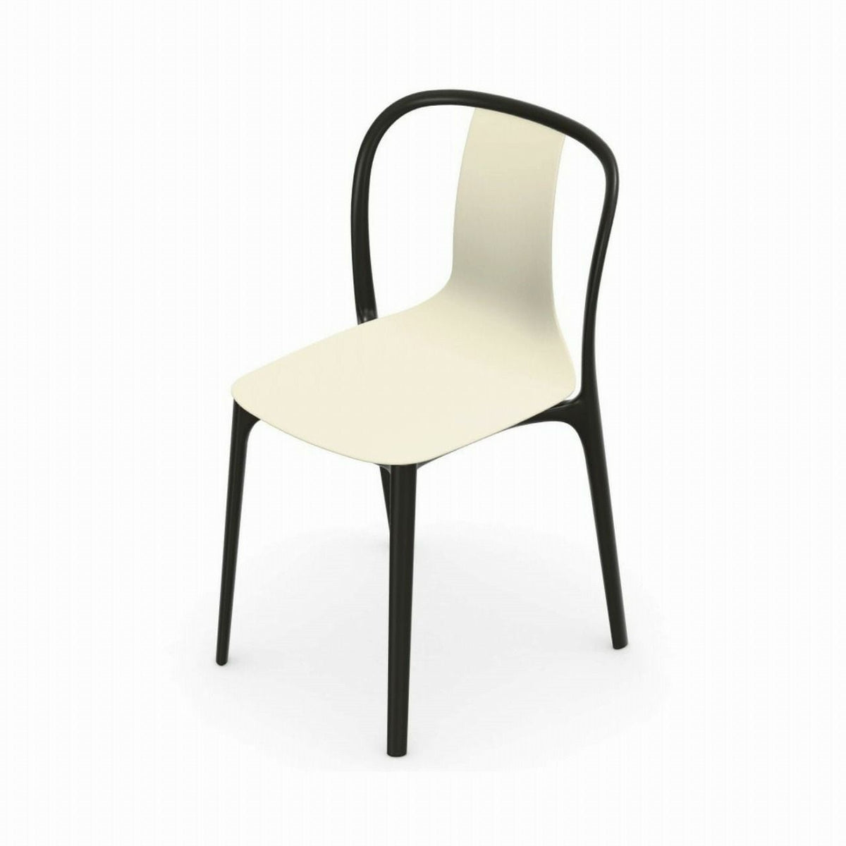 Vitra(ヴィトラ)/Belleville Chair(ベルヴィル チェア プラスチックシェル)/plastic shell/cream(クリーム)【納期】約3~4週間(メーカー欠品時を除く)