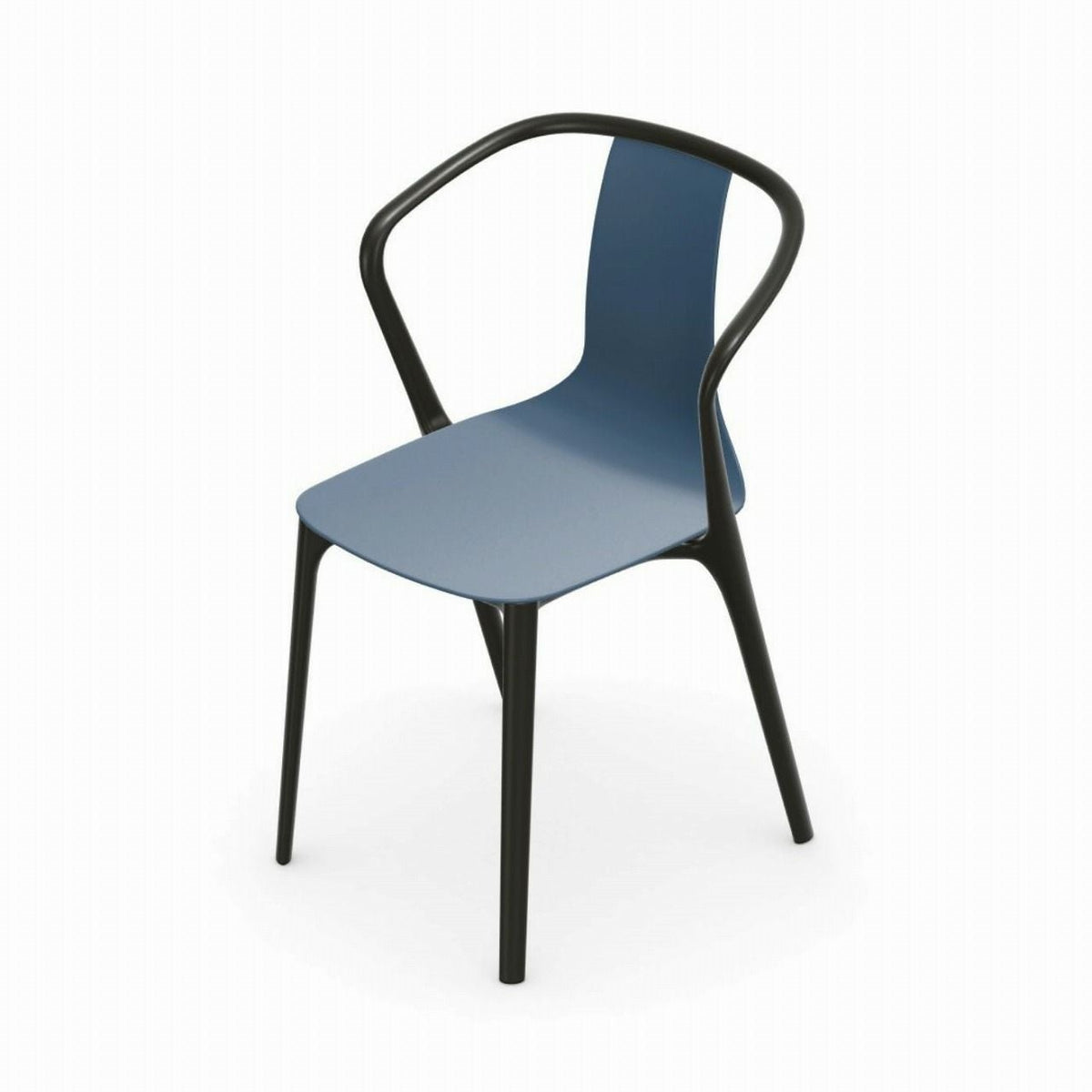 Vitra(ヴィトラ)/Belleville Armchair(ベルヴィル アームチェア プラスチックシェル)/plastic shell/sea blue(シーブルー)【納期】約3~4週間(メーカー欠品時を除く)