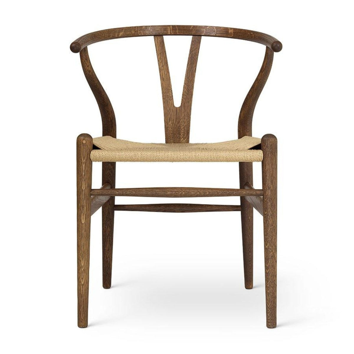 【カールハンセン別注Kvadratクッションプレゼント】CARL HANSEN & SON(カールハンセン&サン)/CH24/Yチェア(ワイチェア)/オーク材/スモークドオイル仕上げ/ナチュラルペーパーコード/SH43【納期】ご注文後確認 傷防止フェルト付