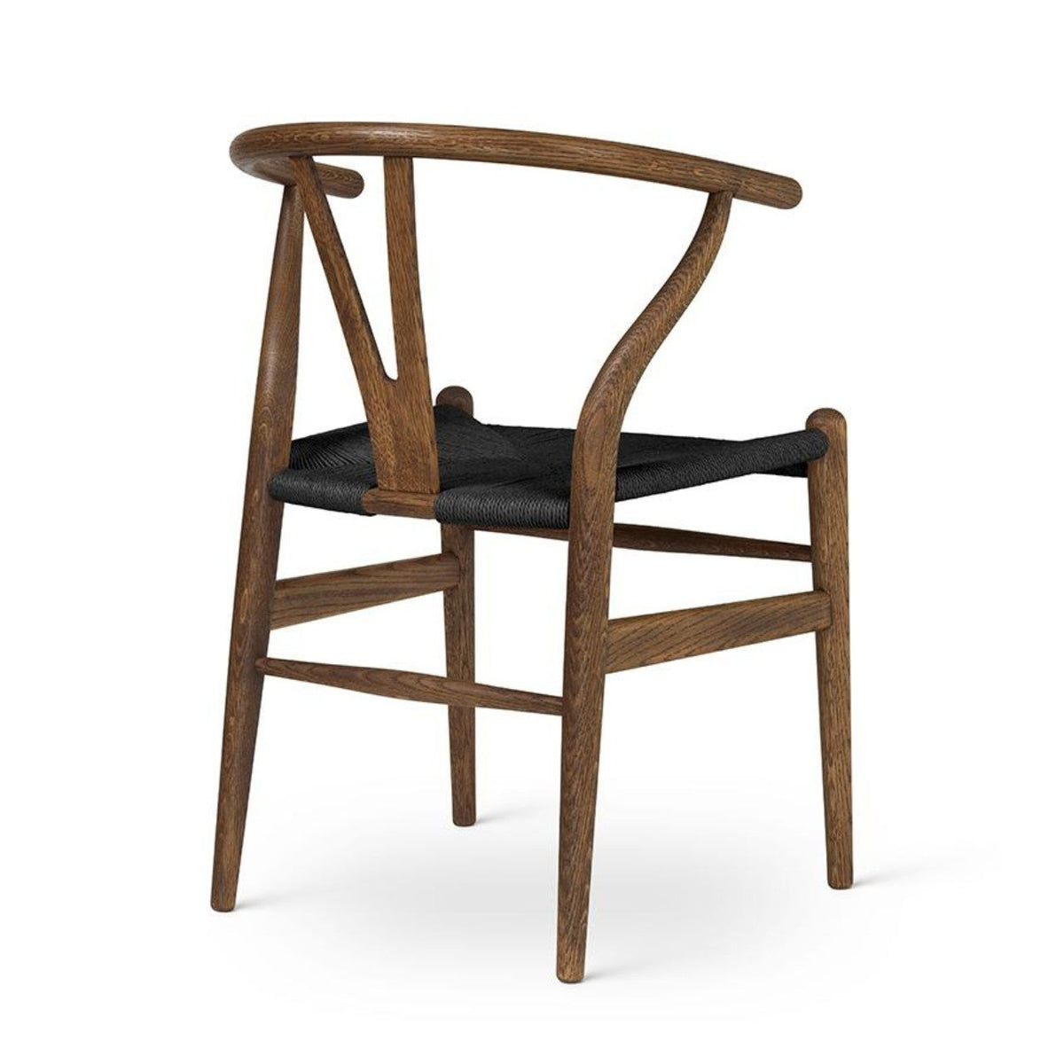【カールハンセン別注Kvadratクッションプレゼント】CARL HANSEN & SON(カールハンセン&サン)/CH24/Yチェア(ワイチェア)/オーク材/スモークドオイル仕上げ/ブラックペーパーコード/SH45【納期】ご注文後確認 傷防止フェルト付