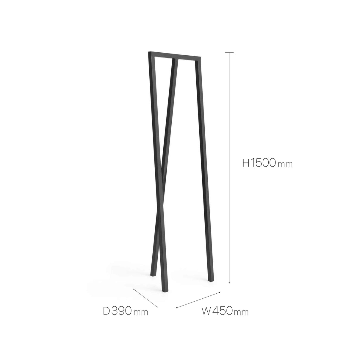 HAY(ヘイ)/Loop Stand Hall/Loop Stand Hall(ループ スタンド ホール) コートラック ハンガーラック/ブラック/101666/Black