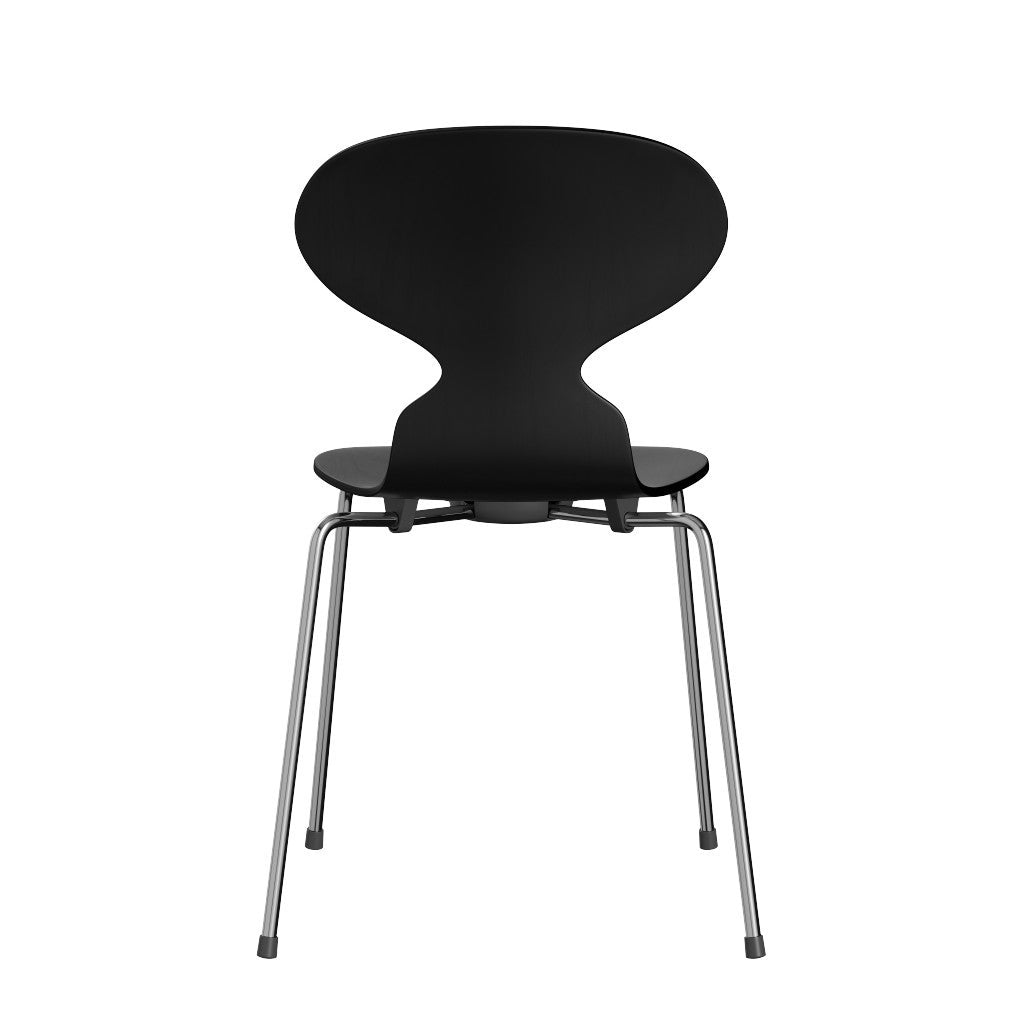 Fritz Hansen(フリッツハンセン)/アリンコチェア/「3101」/カラードアッシュ:ブラック/脚:クローム/SH43㎝