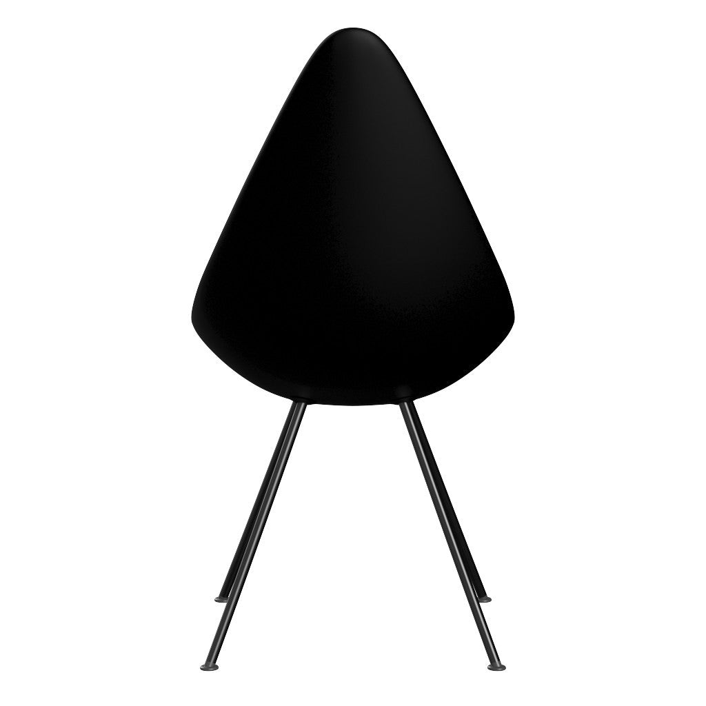 Fritz Hansen(フリッツハンセン)/ドロップチェア/「3110」/プラスチック:ブラック/脚:ブラック粉体塗装/SH43㎝