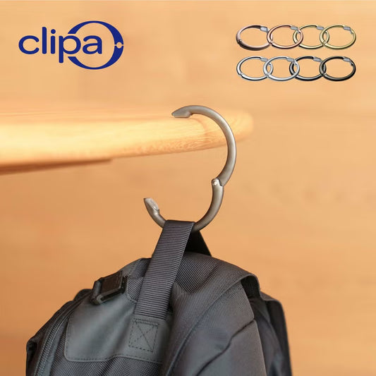 【正規店】クリッパ バッグハンガー clipa デスク クローゼット リング カバン掛け フック 机 イス 耐荷重15kg バックハンガー バッグフック バッグホルダー クリッパー くりっぱ 正規 品 かばん置き