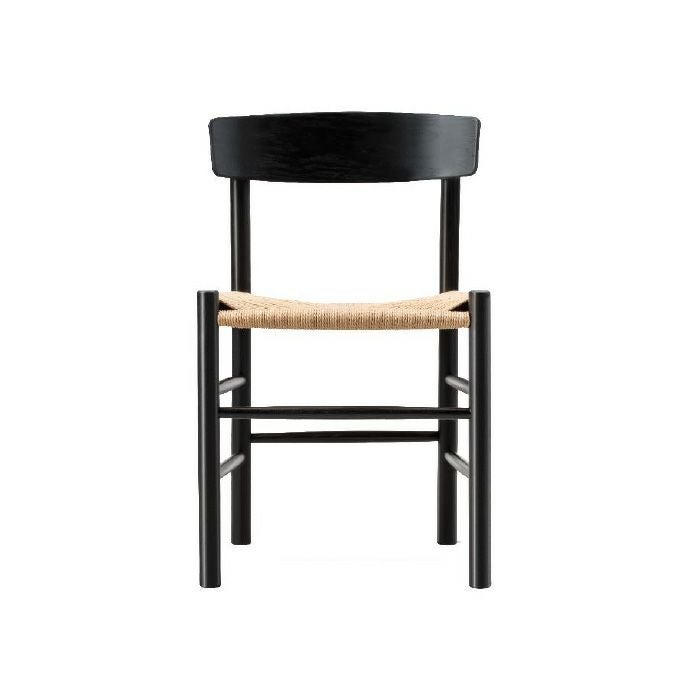 Fredericia（フレデリシア）/J39/Mogensen Chair（モーエンセンチェア）/ブラック/SH46.5/ビーチ材/ラッカー仕上げ/ナチュラルペーパーコード 【納期】ご注文後確認