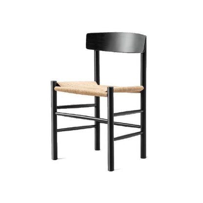 Fredericia（フレデリシア）/J39/Mogensen Chair（モーエンセンチェア）/ブラック/SH46.5/ビーチ材/ラッカー仕上げ/ナチュラルペーパーコード 【納期】ご注文後確認