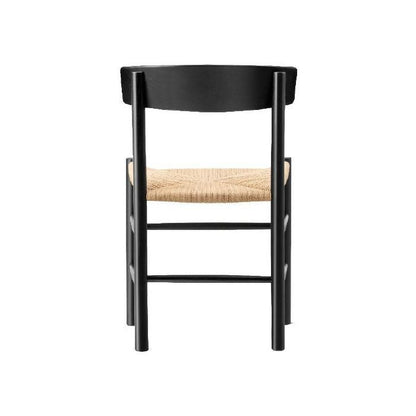 Fredericia（フレデリシア）/J39/Mogensen Chair（モーエンセンチェア）/ブラック/SH46.5/ビーチ材/ラッカー仕上げ/ナチュラルペーパーコード 【納期】ご注文後確認