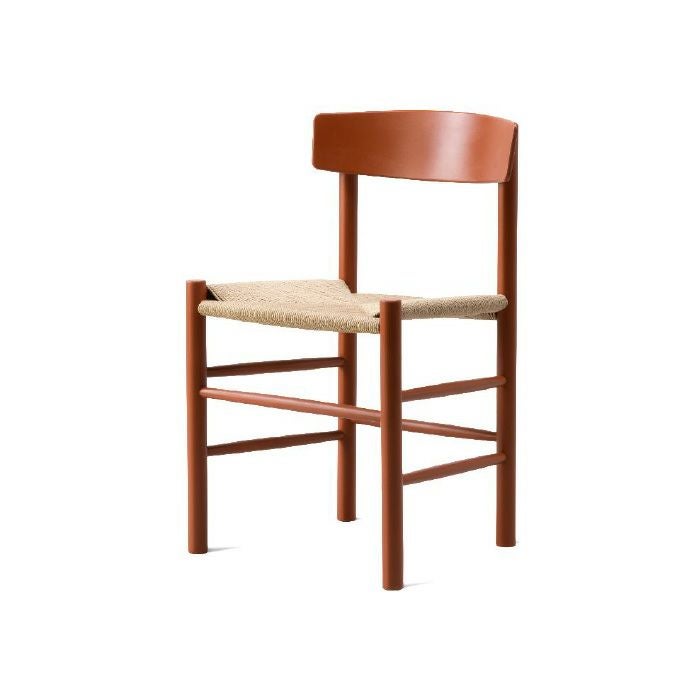 Fredericia（フレデリシア）/J39/Mogensen Chair（モーエンセンチェア）/ヘリテージレッド/SH46.5/ビーチ材/ラッカー仕上げ/ナチュラルペッパーコード 【納期】ご注文後確認