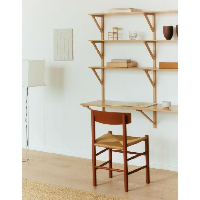 Fredericia（フレデリシア）/J39/Mogensen Chair（モーエンセンチェア）/ヘリテージレッド/SH46.5/ビーチ材/ラッカー仕上げ/ナチュラルペッパーコード 【納期】ご注文後確認