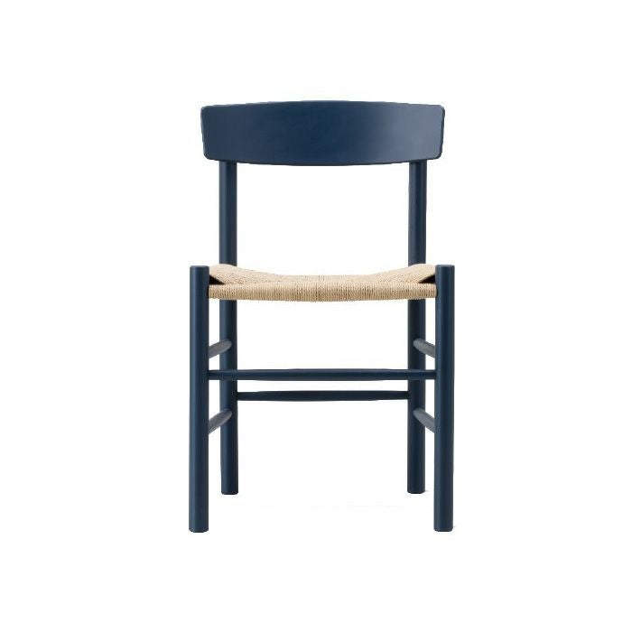 Fredericia（フレデリシア）/J39/Mogensen Chair（モーエンセンチェア）/インディゴブルー/SH46.5/ビーチ材/ラッカー仕上げ/ナチュラルペッパーコード 【納期】ご注文後確認
