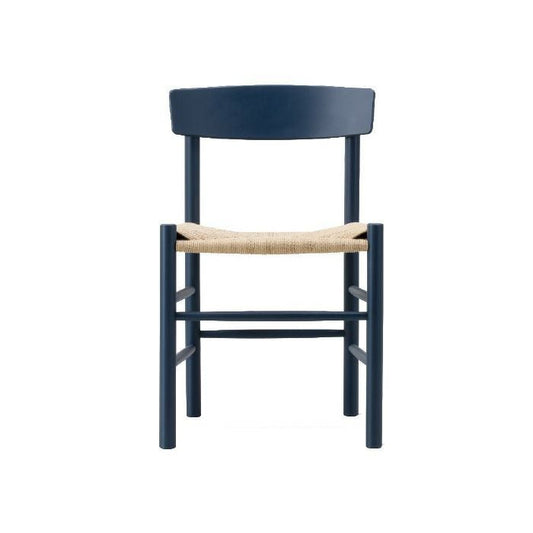 Fredericia（フレデリシア）/J39/Mogensen Chair（モーエンセンチェア）/インディゴブルー/SH46.5/ビーチ材/ラッカー仕上げ/ナチュラルペッパーコード 【納期】ご注文後確認