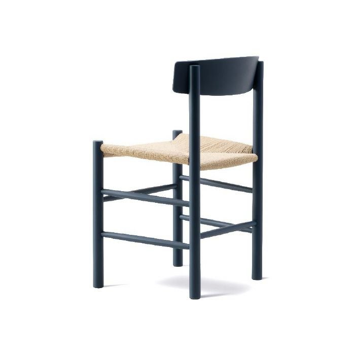 Fredericia（フレデリシア）/J39/Mogensen Chair（モーエンセンチェア）/インディゴブルー/SH46.5/ビーチ材/ラッカー仕上げ/ナチュラルペッパーコード 【納期】ご注文後確認