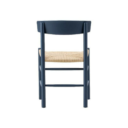 Fredericia（フレデリシア）/J39/Mogensen Chair（モーエンセンチェア）/インディゴブルー/SH46.5/ビーチ材/ラッカー仕上げ/ナチュラルペッパーコード 【納期】ご注文後確認