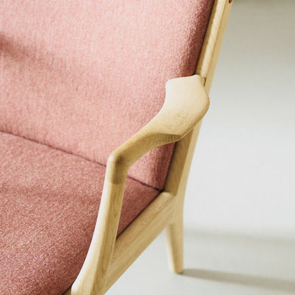 【店頭在庫品】PP Mobler（PPモブラー）/PP16/Easy Chair（イージーチェア）/オーク材/Laeso（ラス） M1-505/ソープ仕上げ/ラウンジチェア