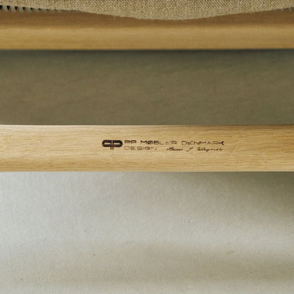 【店頭在庫品】PP Mobler（PPモブラー）/PP16/Easy Chair（イージーチェア）/オーク材/Laeso（ラス） M1-505/ソープ仕上げ/ラウンジチェア