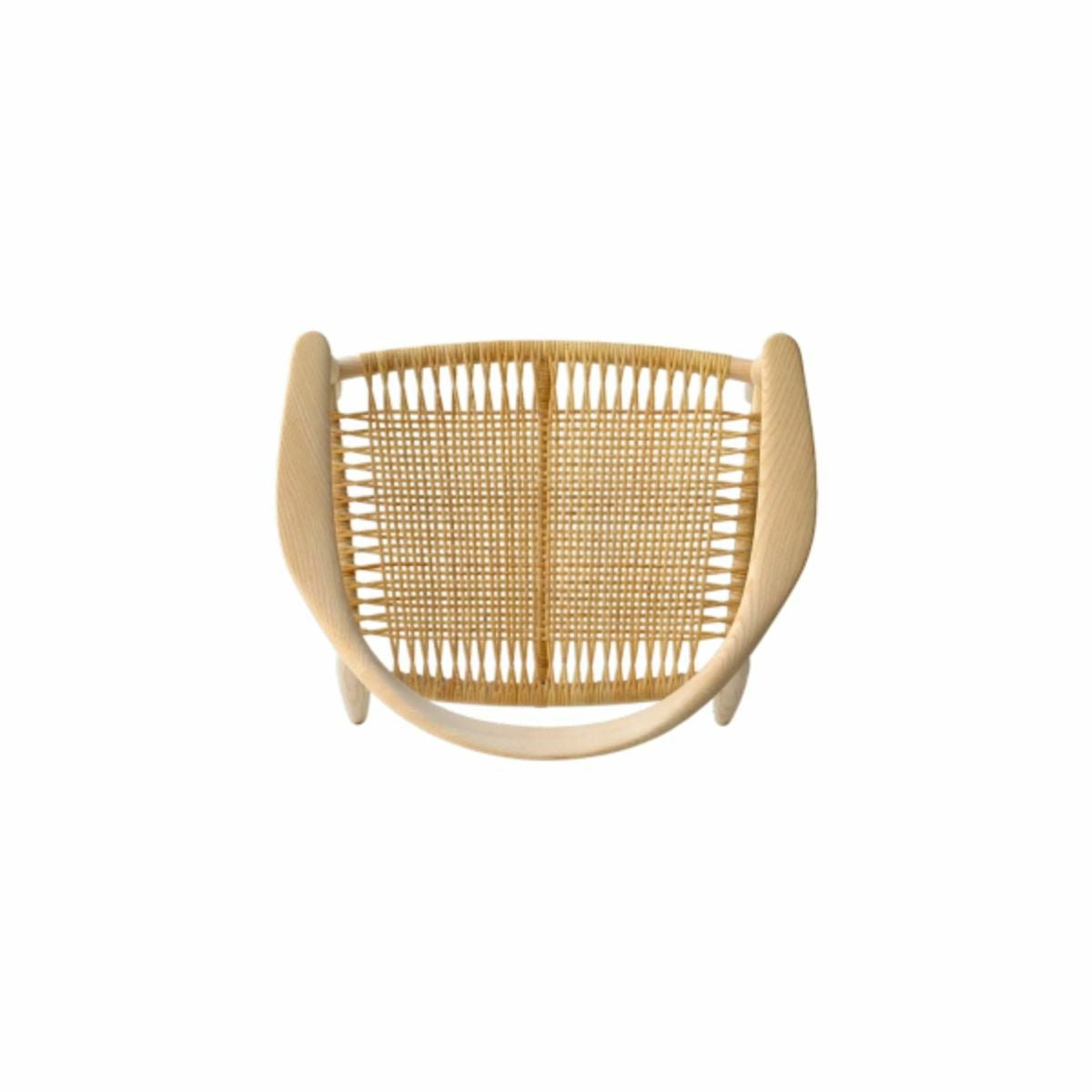 PP Mobler（PPモブラー）/PP501/Round Chair（ラウンドチェア）/オーク材/The Chair（ザ チェア）/ホワイトバイオイル仕上げ/Cane seat（籐張り） 【納期】ご注文後確認