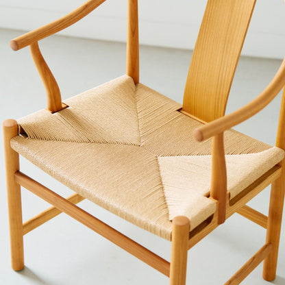 【店頭在庫品】PP Mobler（PPモブラー）/PP66/Chinese Chair（チャイニーズチェア）/チェリー材/クリアバイオイル仕上げ/ナチュラルペーパーコード