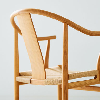 【店頭在庫品】PP Mobler（PPモブラー）/PP66/Chinese Chair（チャイニーズチェア）/チェリー材/クリアバイオイル仕上げ/ナチュラルペーパーコード