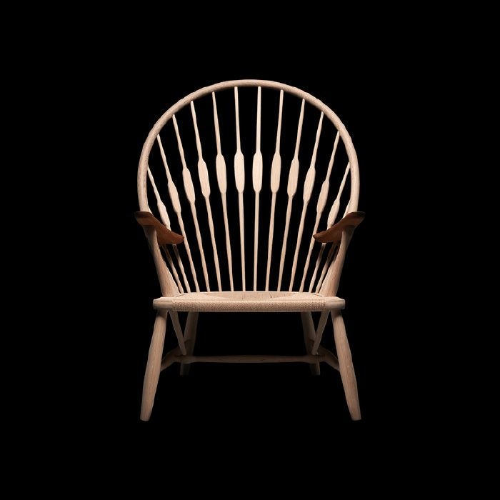 PP Mobler（PPモブラー）/PP550/Peacock Chair（ピーコックチェア）/オーク材/クリアバイオイル仕上げ/ナチュラルペーパーコード/アーム（チーク材） 【納期】ご注文後確認