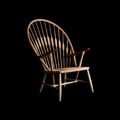 PP Mobler（PPモブラー）/PP550/Peacock Chair（ピーコックチェア）/オーク材/クリアバイオイル仕上げ/ナチュラルペーパーコード/アーム（チーク材） 【納期】ご注文後確認