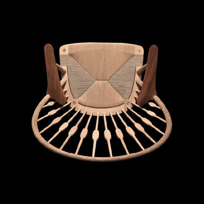 PP Mobler（PPモブラー）/PP550/Peacock Chair（ピーコックチェア）/オーク材/クリアバイオイル仕上げ/ナチュラルペーパーコード/アーム（チーク材） 【納期】ご注文後確認