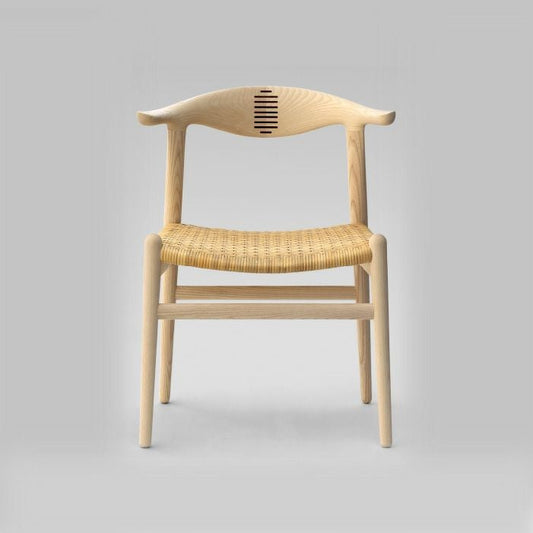 PP Mobler（PPモブラー）/PP505/Cow Horn Chair（カウホーンチェア）/アッシュ材/ソープ仕上げ/Cane seat（籐張り） 【納期】ご注文後確認