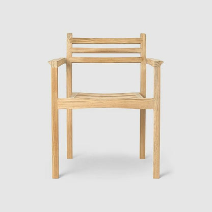 CARL HANSEN & SON（カールハンセン&サン）/AH502 Outdoor Dining Chair with Armrest（AHアウトドアシリーズ）/ダイニングチェア/チーク材/無塗装 【納期】約3～4週間（メーカー欠品時を除く）