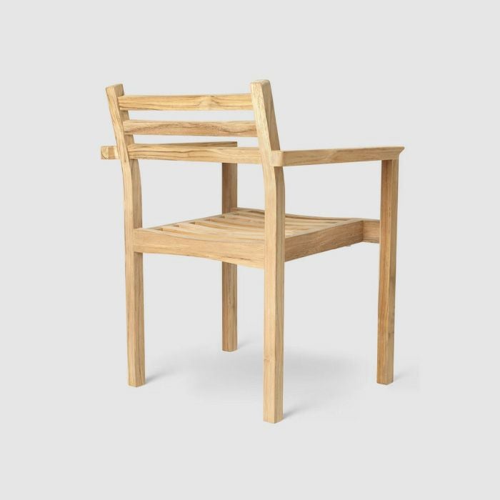 CARL HANSEN & SON（カールハンセン&サン）/AH502 Outdoor Dining Chair with Armrest（AHアウトドアシリーズ）/ダイニングチェア/チーク材/無塗装 【納期】約3～4週間（メーカー欠品時を除く）