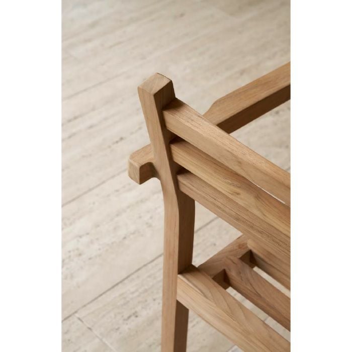 CARL HANSEN & SON（カールハンセン&サン）/AH502 Outdoor Dining Chair with Armrest（AHアウトドアシリーズ）/ダイニングチェア/チーク材/無塗装 【納期】約3～4週間（メーカー欠品時を除く）