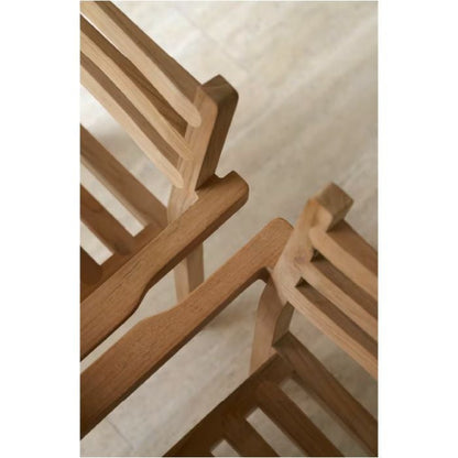 CARL HANSEN & SON（カールハンセン&サン）/AH502 Outdoor Dining Chair with Armrest（AHアウトドアシリーズ）/ダイニングチェア/チーク材/無塗装 【納期】約3～4週間（メーカー欠品時を除く）