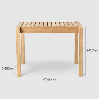 CARL HANSEN & SON（カールハンセン&サン）/AH911 Outdoor Side Table（AHアウトドアシリーズ）/サイドテーブル/チーク材/無塗装 【納期】約3～4週間（メーカー欠品時を除く）