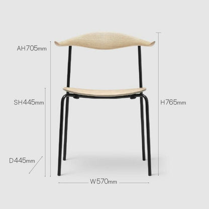 CARL HANSEN & SON（カールハンセン&サン）/CH88T/ダイニングチェア/オーク材/ソープ仕上げ/ブラック脚 【納期】ご注文後確認