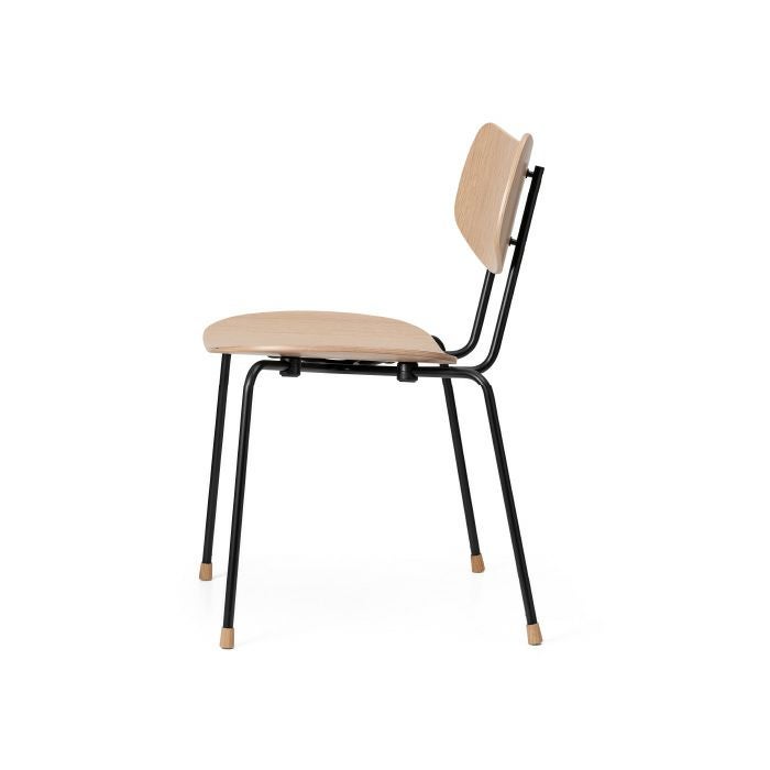 CARL HANSEN & SON（カールハンセン&サン）/VLA26T/VEGA CHAIR（ヴェガチェア）/オーク材/ホワイトオイル仕上げ/ブラック脚/ダイニングチェア 【納期】ご注文後確認