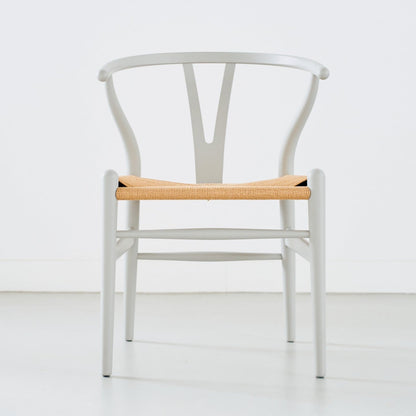 【カールハンセン別注Kvadratクッションプレゼント】CARL HANSEN & SON（カールハンセン&サン）/CH24/Yチェア（ワイチェア）/ビーチ材/SOFT/SILVER GRAY（シルバーグレー）/ナチュラルペーパーコード/SH43【納期】ご注文後確認