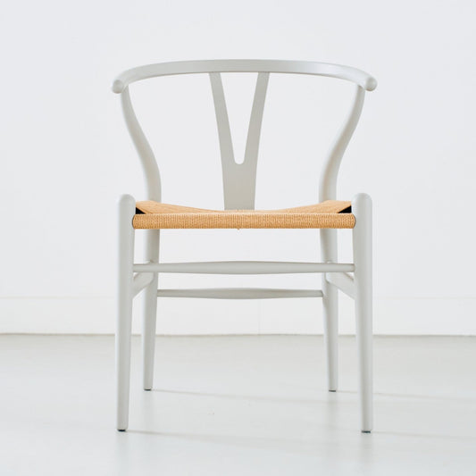 【カールハンセン別注Kvadratクッションプレゼント】CARL HANSEN & SON（カールハンセン&サン）/CH24/Yチェア（ワイチェア）/ビーチ材/SOFT/SILVER GRAY（シルバーグレー）/ナチュラルペーパーコード/SH43【納期】ご注文後確認