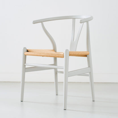 【カールハンセン別注Kvadratクッションプレゼント】CARL HANSEN & SON（カールハンセン&サン）/CH24/Yチェア（ワイチェア）/ビーチ材/SOFT/SILVER GRAY（シルバーグレー）/ナチュラルペーパーコード/SH43【納期】ご注文後確認