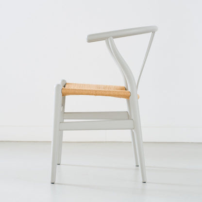 【カールハンセン別注Kvadratクッションプレゼント】CARL HANSEN & SON（カールハンセン&サン）/CH24/Yチェア（ワイチェア）/ビーチ材/SOFT/SILVER GRAY（シルバーグレー）/ナチュラルペーパーコード/SH43【納期】ご注文後確認