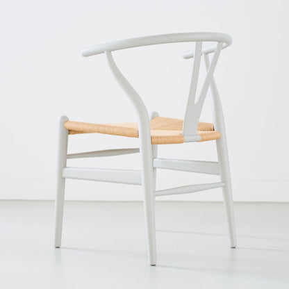 【カールハンセン別注Kvadratクッションプレゼント】CARL HANSEN & SON（カールハンセン&サン）/CH24/Yチェア（ワイチェア）/ビーチ材/SOFT/SILVER GRAY（シルバーグレー）/ナチュラルペーパーコード/SH43【納期】ご注文後確認