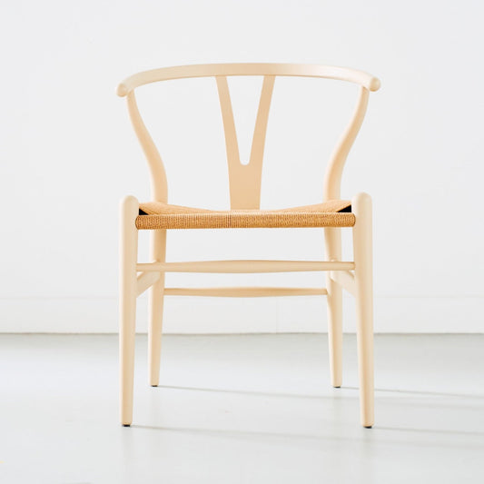 【カールハンセン別注Kvadratクッションプレゼント】CARL HANSEN & SON（カールハンセン&サン）/CH24/Yチェア（ワイチェア）/ビーチ材/SOFT by ILSE CRAWFORD/BARLEY（バーリー）/ナチュラルペーパーコード/SH43【納期】ご注文後確認 傷防止フェルト付