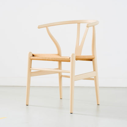【カールハンセン別注Kvadratクッションプレゼント】CARL HANSEN & SON（カールハンセン&サン）/CH24/Yチェア（ワイチェア）/ビーチ材/SOFT by ILSE CRAWFORD/BARLEY（バーリー）/ナチュラルペーパーコード/SH43【納期】ご注文後確認 傷防止フェルト付