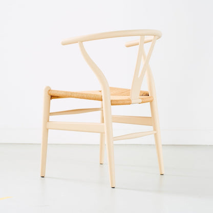 【カールハンセン別注Kvadratクッションプレゼント】CARL HANSEN & SON（カールハンセン&サン）/CH24/Yチェア（ワイチェア）/ビーチ材/SOFT by ILSE CRAWFORD/BARLEY（バーリー）/ナチュラルペーパーコード/SH43【納期】ご注文後確認 傷防止フェルト付