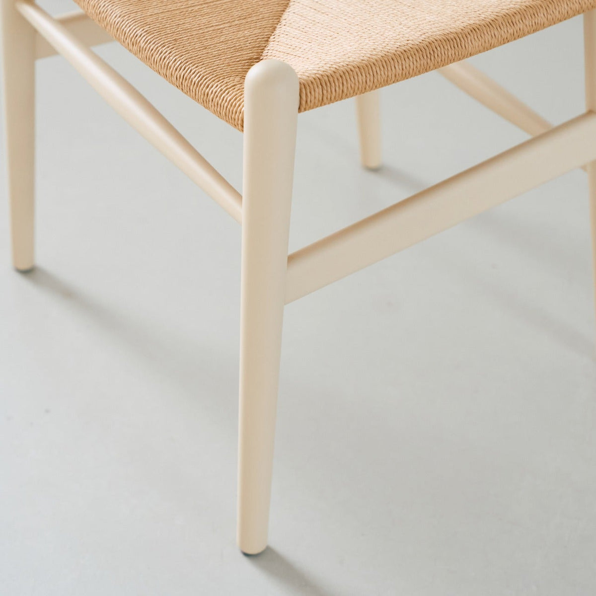 【カールハンセン別注Kvadratクッションプレゼント】CARL HANSEN & SON（カールハンセン&サン）/CH24/Yチェア（ワイチェア）/ビーチ材/SOFT by ILSE CRAWFORD/BARLEY（バーリー）/ナチュラルペーパーコード/SH43【納期】ご注文後確認 傷防止フェルト付