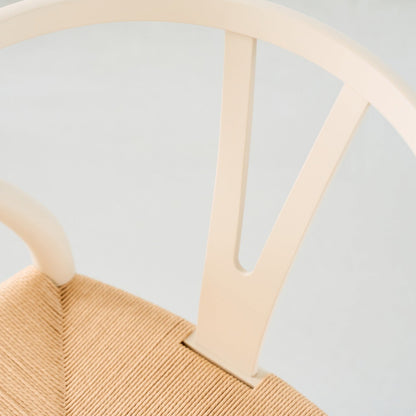 【カールハンセン別注Kvadratクッションプレゼント】CARL HANSEN & SON（カールハンセン&サン）/CH24/Yチェア（ワイチェア）/ビーチ材/SOFT by ILSE CRAWFORD/BARLEY（バーリー）/ナチュラルペーパーコード/SH43【納期】ご注文後確認 傷防止フェルト付