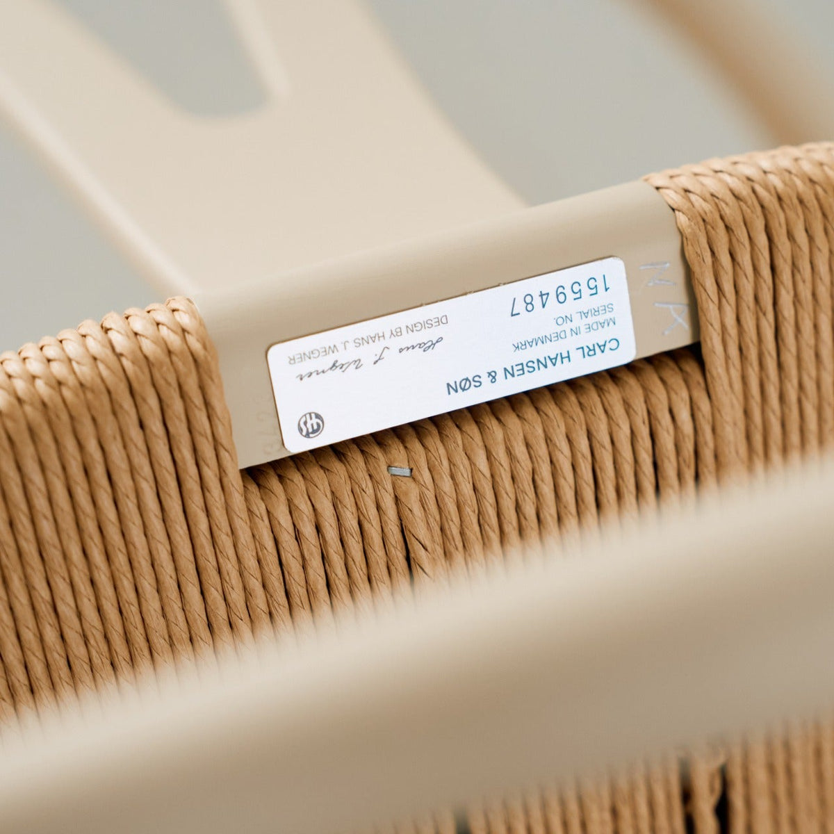 【カールハンセン別注Kvadratクッションプレゼント】CARL HANSEN & SON（カールハンセン&サン）/CH24/Yチェア（ワイチェア）/ビーチ材/SOFT by ILSE CRAWFORD/BARLEY（バーリー）/ナチュラルペーパーコード/SH43【納期】ご注文後確認 傷防止フェルト付