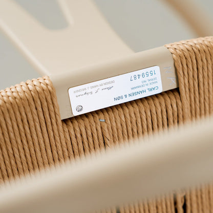 【カールハンセン別注Kvadratクッションプレゼント】CARL HANSEN & SON（カールハンセン&サン）/CH24/Yチェア（ワイチェア）/ビーチ材/SOFT by ILSE CRAWFORD/BARLEY（バーリー）/ナチュラルペーパーコード/SH43【納期】ご注文後確認 傷防止フェルト付